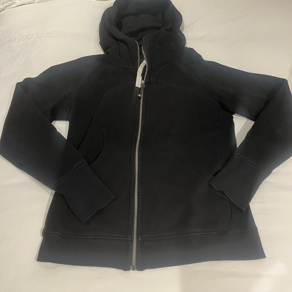 lululemon athletica Black Full-Zip Hooded Sweatshirt